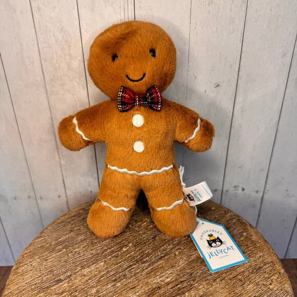 Jellycat Gingerbread Jolly Gingerbread Fred NEW! Jellycat Christmas FAST SHIP - Picture 1 of 6